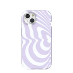 Lavender Flutter Left iPhone 15 Case
