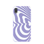 Lavender Flutter Left iPhone XR Case
