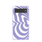 Lavender Flutter Left Google Pixel 6 Case