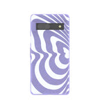 Lavender Flutter Left Google Pixel 7a Case
