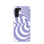 Lavender Flutter Left Samsung Galaxy S21 Case
