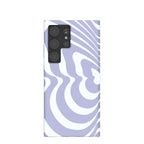 Lavender Flutter Left Samsung Galaxy S24 Ultra Case