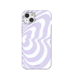 Lavender Flutter Right iPhone 15 Plus Case