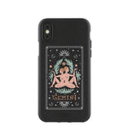 Black Gemini iPhone X Case