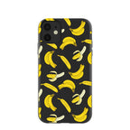 Black Go Bananas iPhone 11 Case