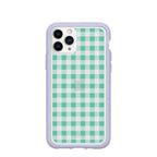 Clear Green Gingham iPhone 11 Pro Case With Lavender Ridge
