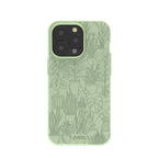 Sage Green Green Oasis iPhone 13 Pro Case