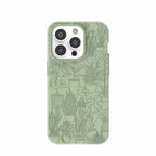 Sage Green Green Oasis iPhone 14 Pro Case