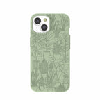 Sage Green Green Oasis iPhone 14 Case