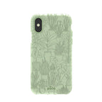 Sage Green Green Oasis iPhone X Case