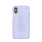Lavender GRL PWR iPhone X Case