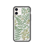 Clear Herbarium iPhone 12/ iPhone 12 Pro Case With Black Ridge