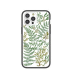 Clear Herbarium iPhone 14 Pro Max Case With Black Ridge