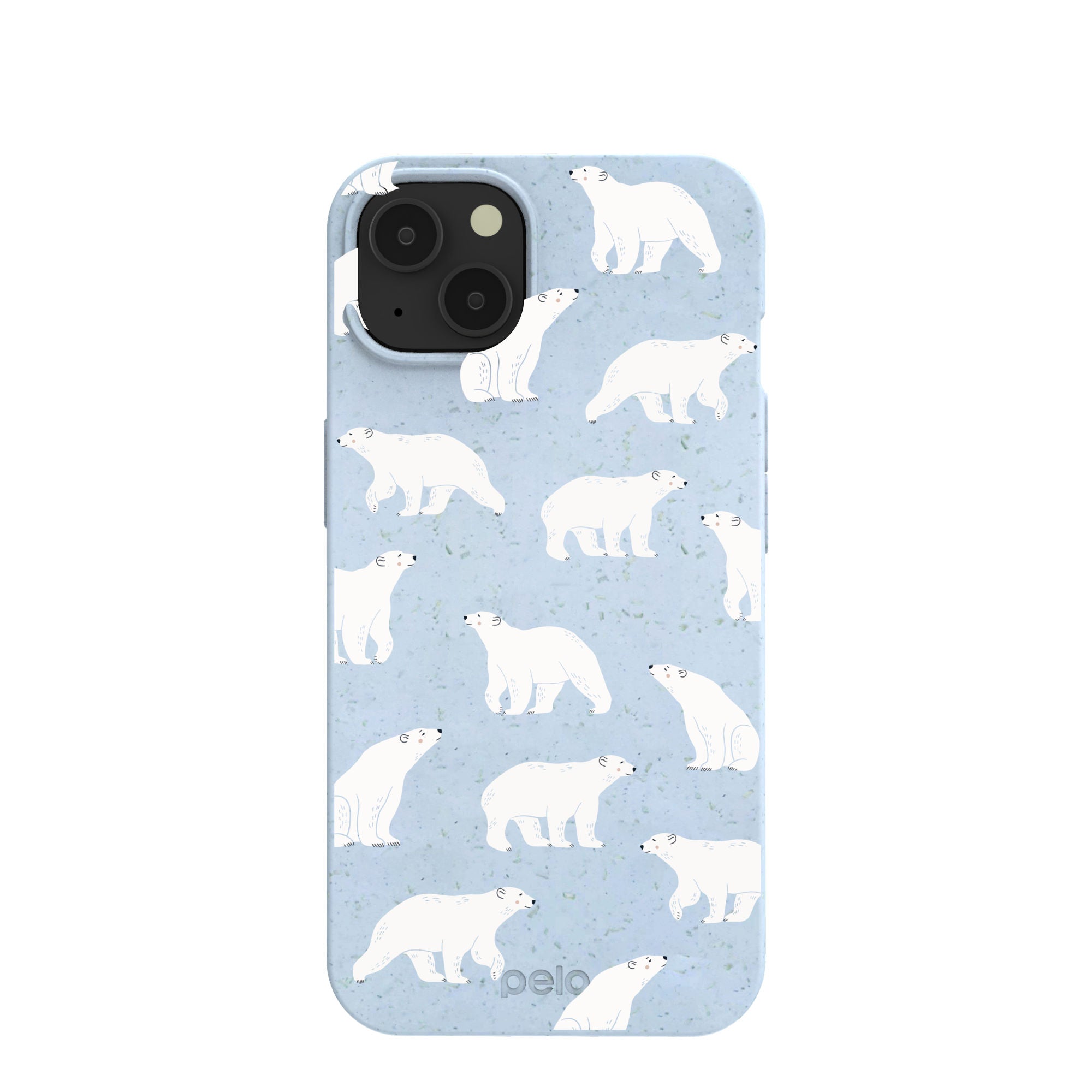 Powder Blue Ice Bears iPhone 13 Case Pela Case