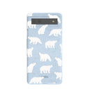 Powder Blue Ice Bears Google Pixel 6a Case