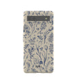 Coque pour Google Pixel 6a London Fog Indigo Bouquet