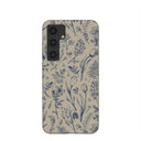 London Fog Indigo Bouquet Samsung Galaxy S24+(Plus) Case