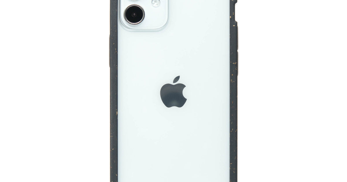 Clear iPhone 12 Mini Case with Black Ridge