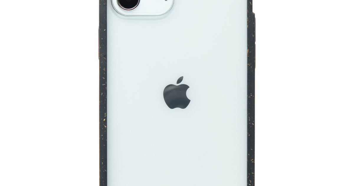 Clear iPhone 12 Pro Max Case with Black Ridge