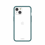 Clear iPhone 14 Case with Green Ridge