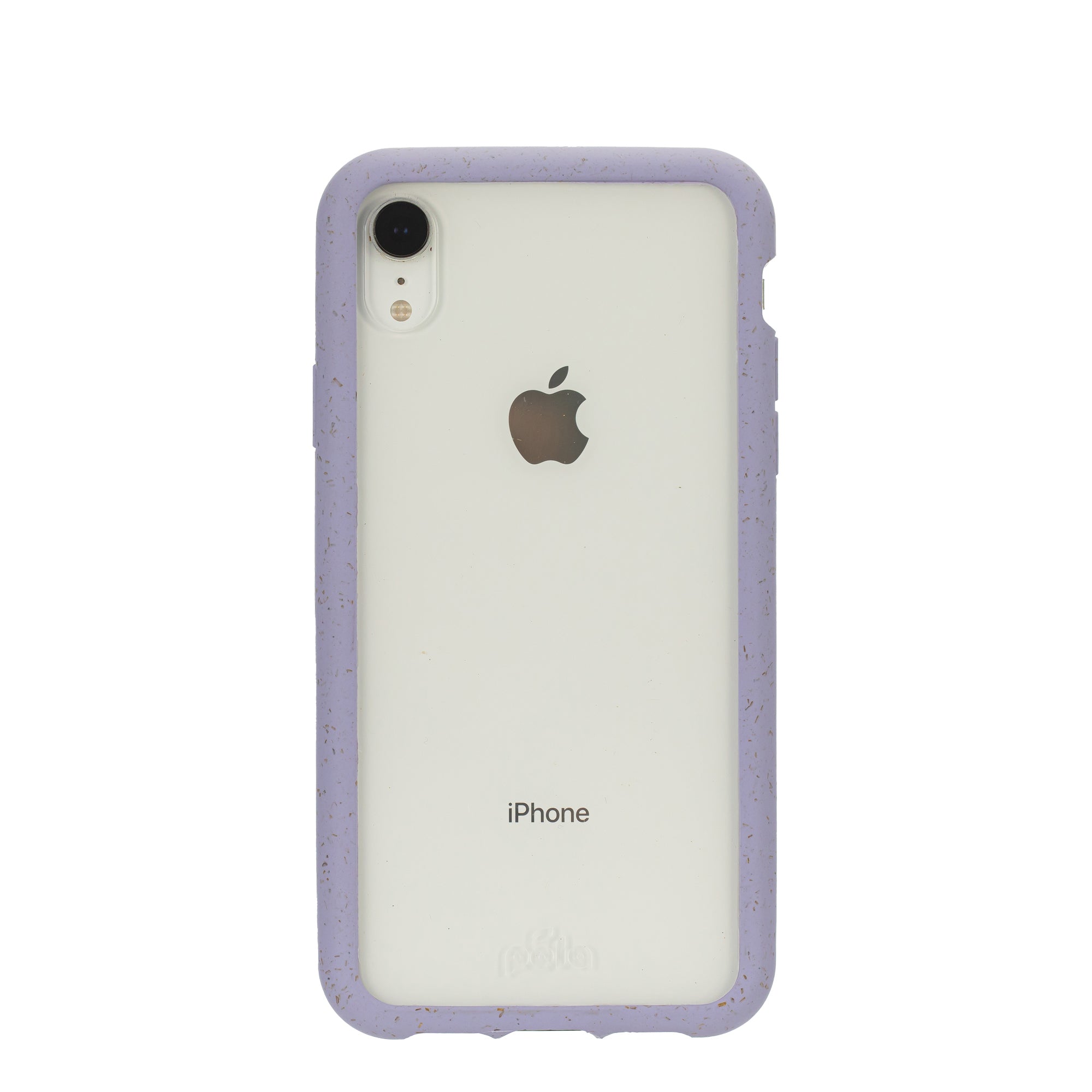 Clear iPhone XR Case with Lavender Ridge Pela Case