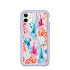 Clear Jellyfish iPhone 11 Case With Lavender Ridge