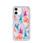 Clear Jellyfish iPhone 12/ iPhone 12 Pro Case With Lavender Ridge