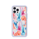 Coque transparente Jellyfish pour iPhone 12 Pro Max avec motif Lavender Ridge