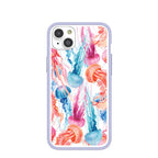 Clear Jellyfish iPhone 14 Plus Case With Lavender Ridge
