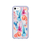 Clear Jellyfish iPhone 6/6s/7/8/SE Case With Lavender Ridge