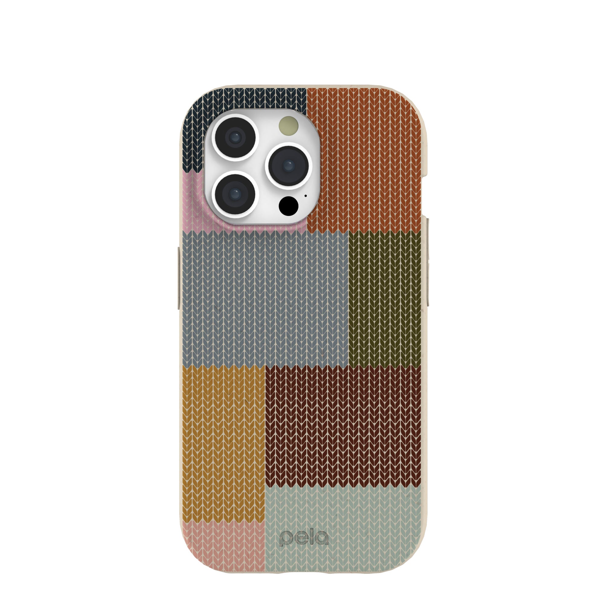 London Fog Knitted Patchwork iPhone 15 Pro Case – Pela Case