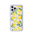 Coque transparente Lemon Fizz pour iPhone 12 Pro Max avec motif Lavender Ridge
