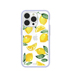 Clear Lemon Fizz iPhone 13 Pro Case With Lavender Ridge
