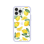 Clear Lemon Fizz iPhone 13 Pro Max Case With Lavender Ridge