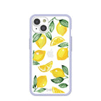 Clear Lemon Fizz iPhone 14 Case With Lavender Ridge