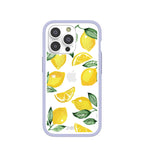 Clear Lemon Fizz iPhone 14 Pro Case With Lavender Ridge