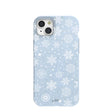 Coque bleu poudre Let it Snow pour iPhone 15 Plus