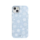Coque bleu poudre Let it Snow pour iPhone 15 Plus