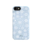 Powder Blue Let it Snow iPhone 6/6s/7/8/SE Case