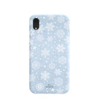 Powder Blue Let it Snow iPhone XR Case