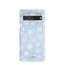 Coque bleu poudre Let it Snow pour Google Pixel 7