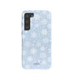 Powder Blue Let it Snow Samsung Galaxy S23+(Plus) Case