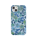 Powder Blue Liberty Florals iPhone 14 Plus Case