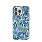 Powder Blue Liberty Florals iPhone 14 Pro Max Case
