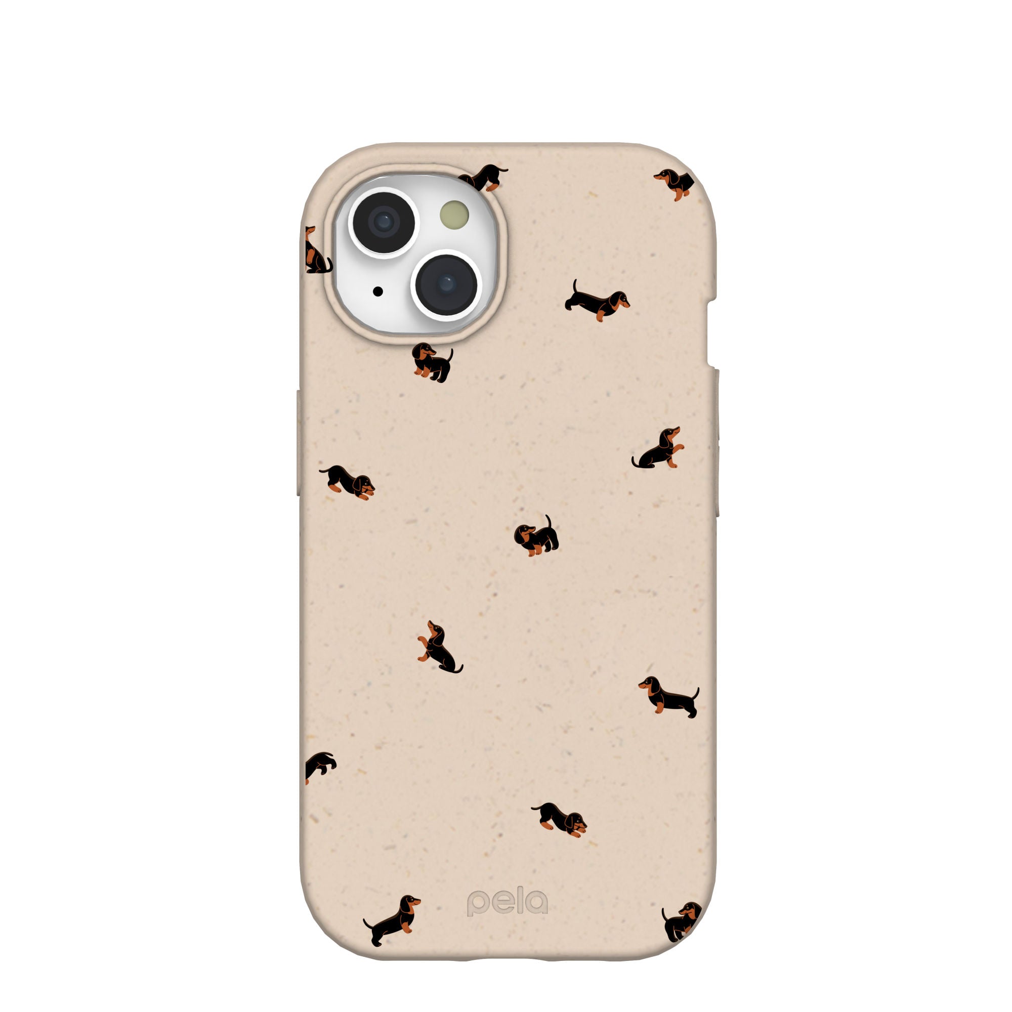 Seashell Lil Dachshunds iPhone 15 Case Pela Case