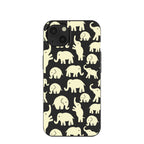 Black Little Elephants iPhone 13 Case