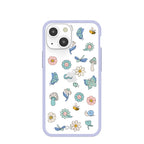 Clear Little Friends iPhone 13 Mini Case With Lavender Ridge