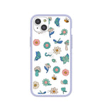 Clear Little Friends iPhone 14 Plus Case With Lavender Ridge