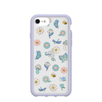 Clear Little Friends iPhone 6/6s/7/8/SE Case With Lavender Ridge