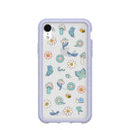 Clear Little Friends iPhone XR Case With Lavender Ridge